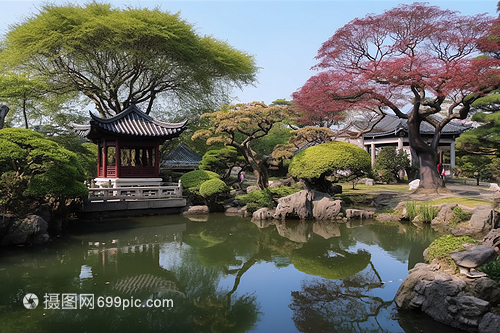 自然园林风景