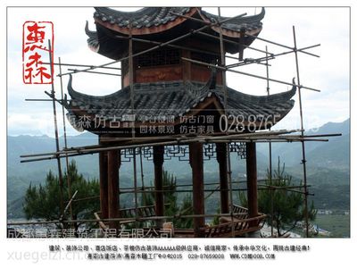 专业定制实木景观亭与仿古亭子——惠森古建的园林艺术之道